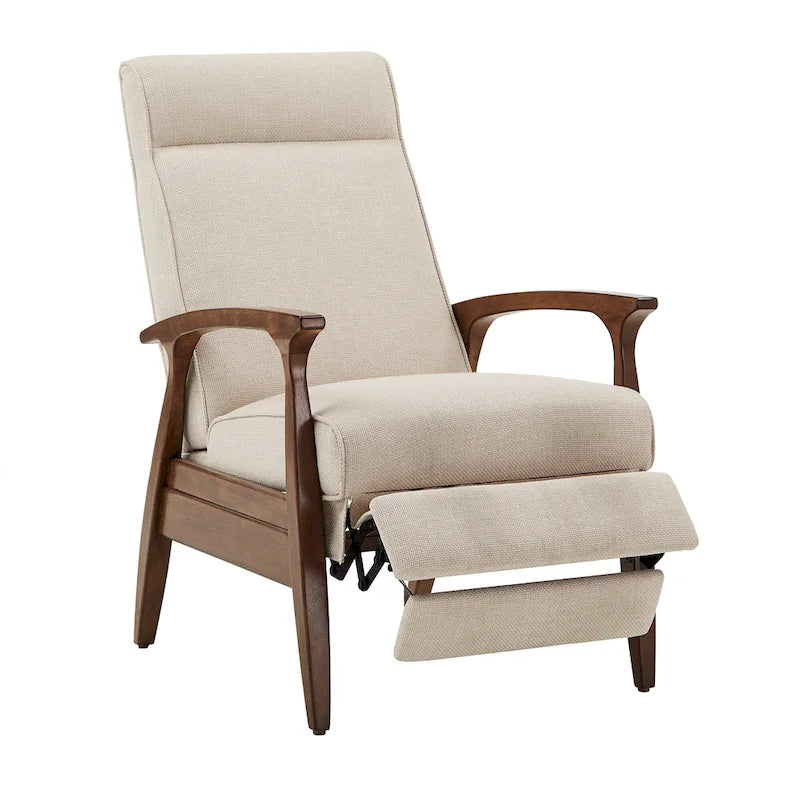 Fauteuil inclinable de style Mid-Century de 25,75 po de large