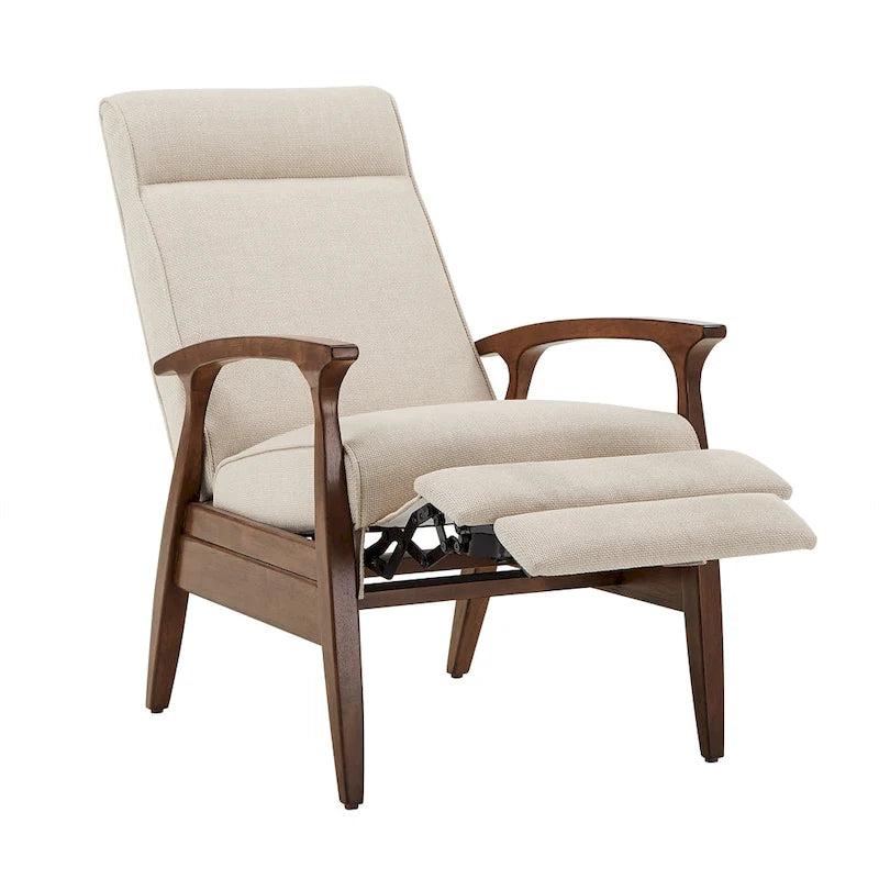 Fauteuil inclinable de style Mid-Century de 25,75 po de large
