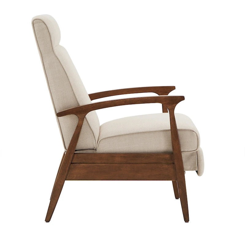 Fauteuil inclinable de style Mid-Century de 25,75 po de large