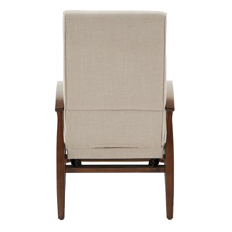 Fauteuil inclinable de style Mid-Century de 25,75 po de large