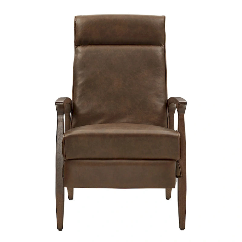 Fauteuil inclinable de style Mid-Century de 25,75 po de large