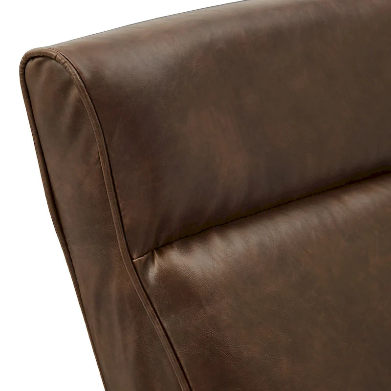 Fauteuil inclinable de style Mid-Century de 25,75 po de large
