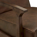 Fauteuil inclinable de style Mid-Century de 25,75 po de large