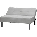 Mini-futon de collège - Gris glacier par