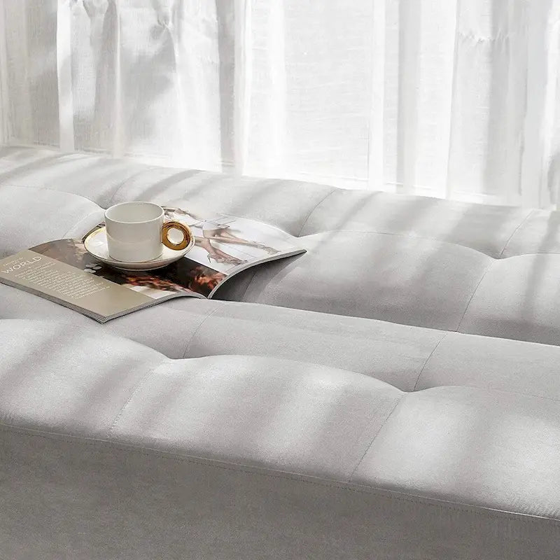 Mini-futon de collège - Gris glacier par