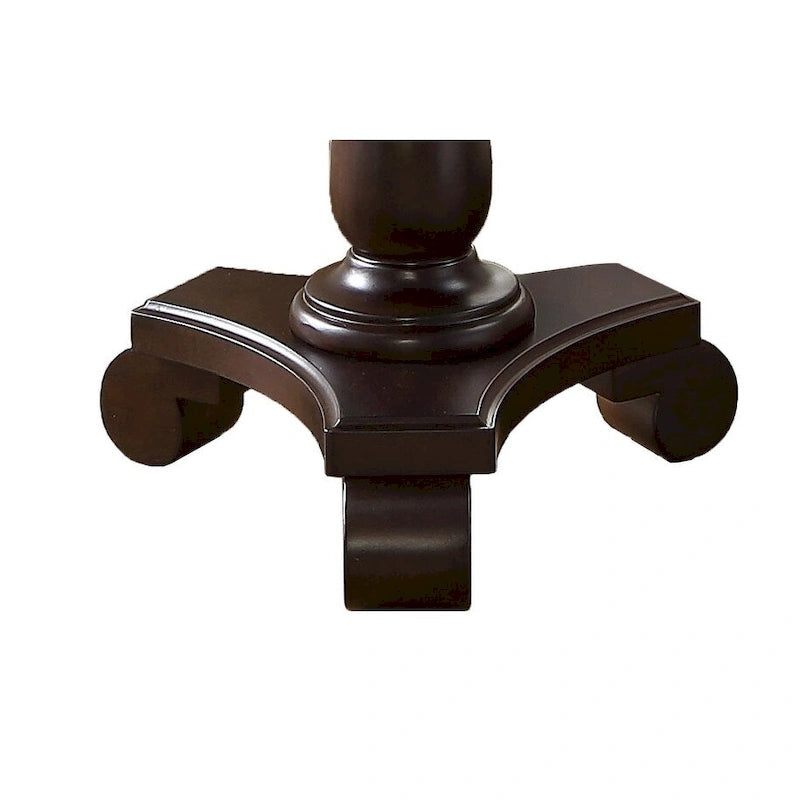 Table d'appoint piédestal en bois rond