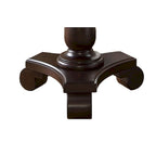 Table d'appoint piédestal en bois rond