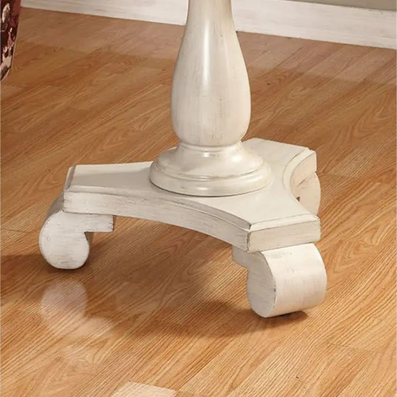 Table d'appoint piédestal en bois rond
