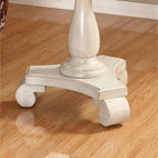 Table d'appoint piédestal en bois rond