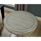 Table d'appoint piédestal en bois rond