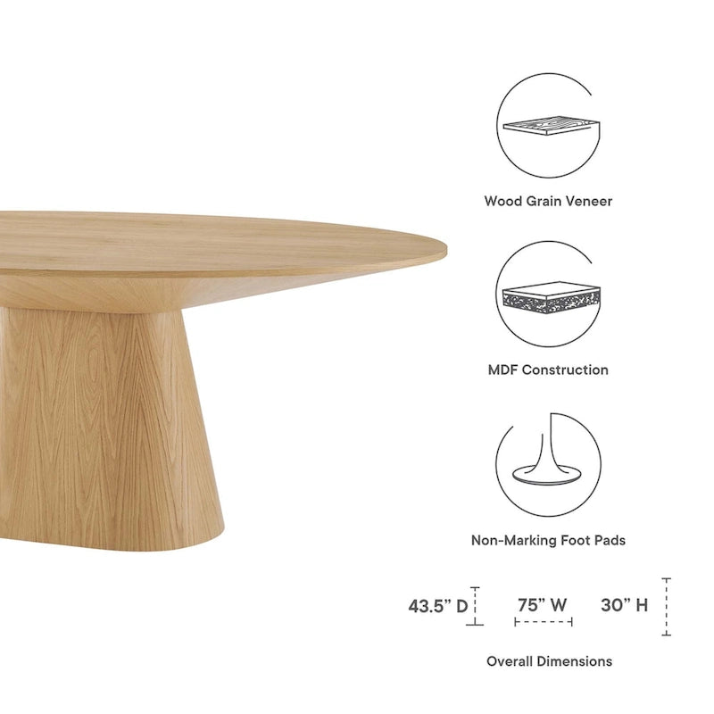 Table à manger ronde de 47
