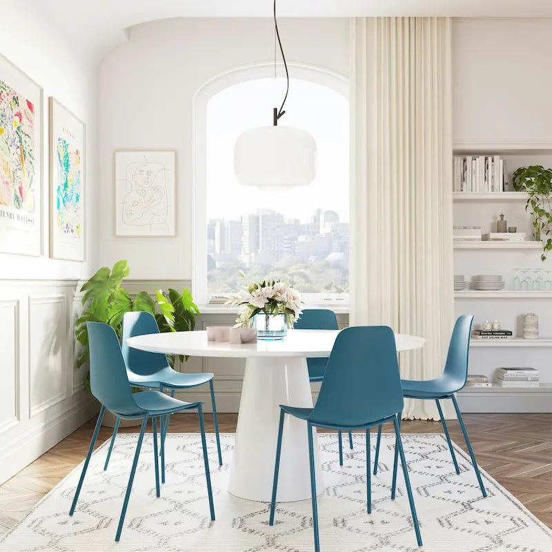 Chaises de salle à manger modernes (lot de 4) - Utilisation intérieure ou extérieure