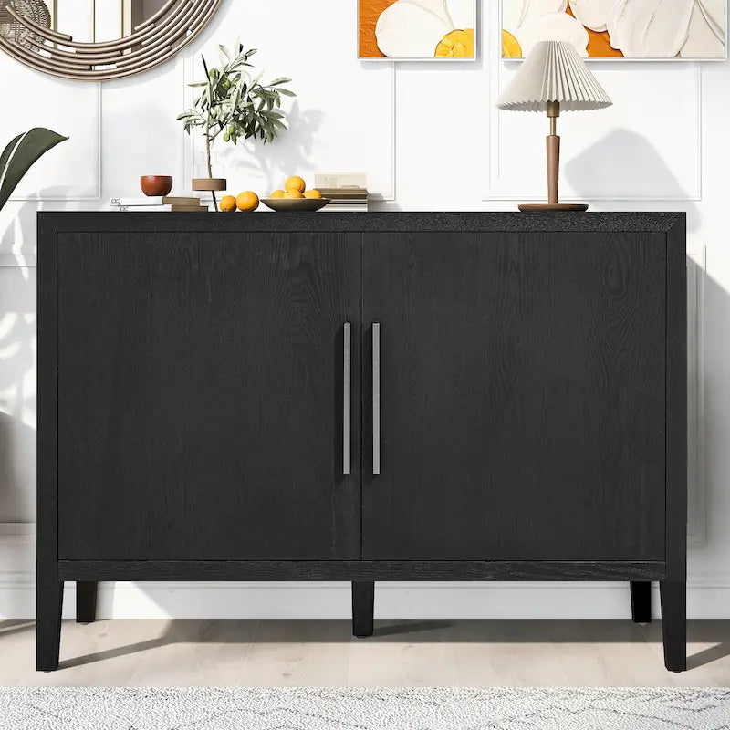 Meuble de rangement 47" pour cuisine de style vintage avec buffet d'appoint