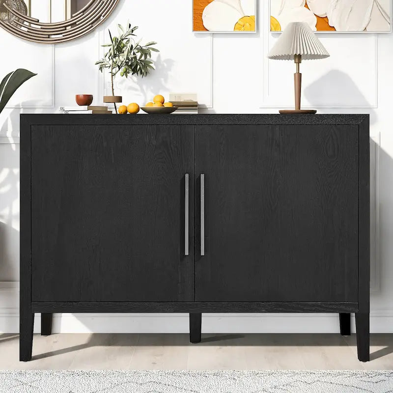 Meuble de rangement 47" pour cuisine de style vintage avec buffet d'appoint