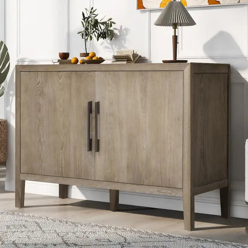 Meuble de rangement 47" pour cuisine de style vintage avec buffet d'appoint