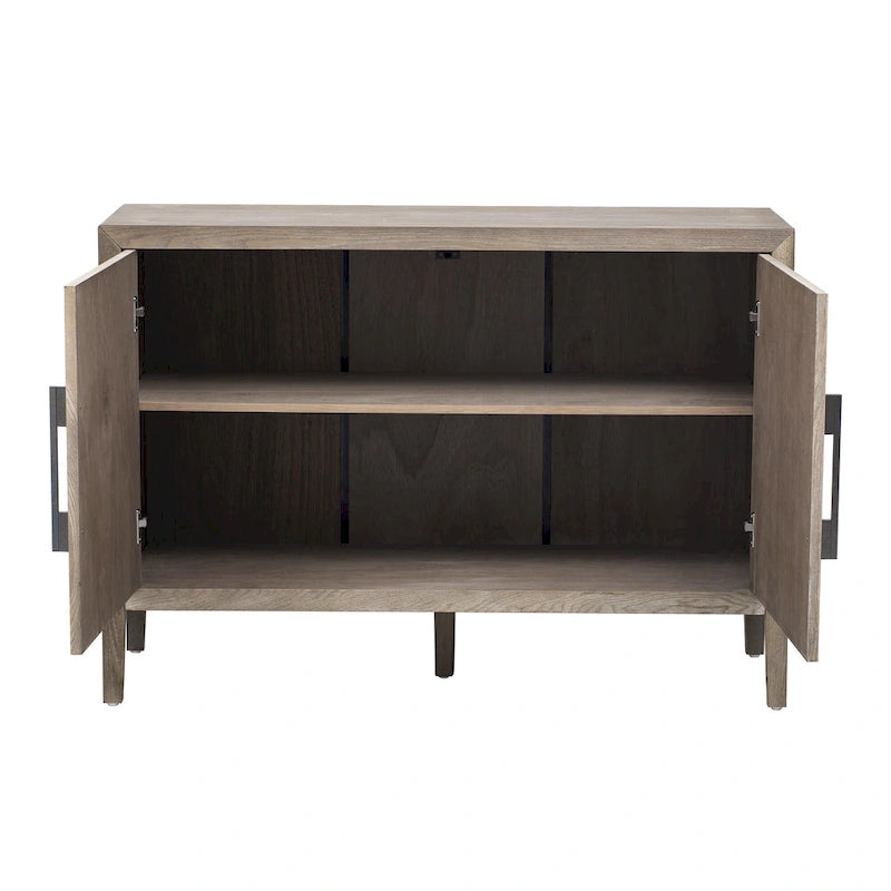 Meuble de rangement 47" pour cuisine de style vintage avec buffet d'appoint