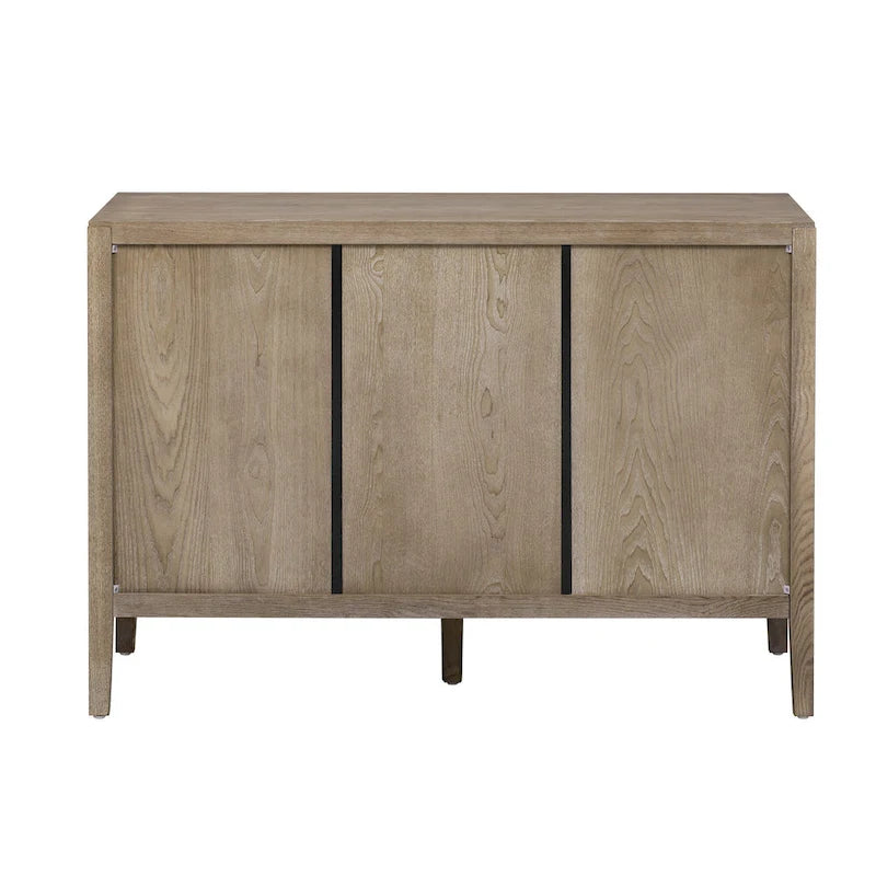 Meuble de rangement 47" pour cuisine de style vintage avec buffet d'appoint