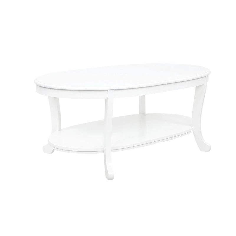 Table basse rustique en bois blanc