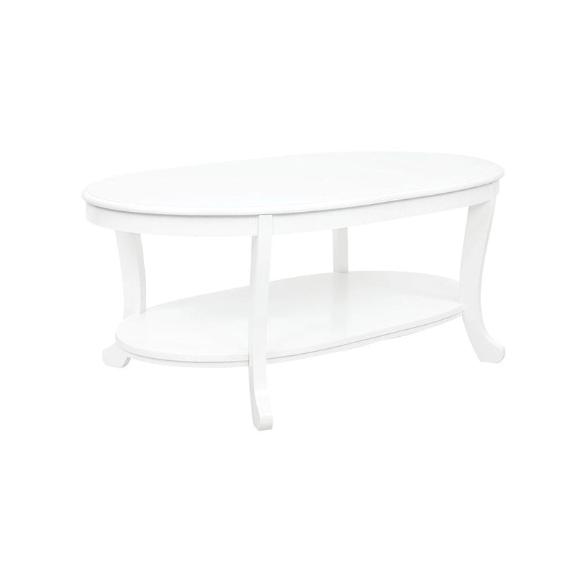 Table basse rustique en bois blanc