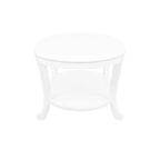 Table basse rustique en bois blanc