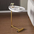 Table d'appoint en C, lot de 2, table basse, petite table de canapé