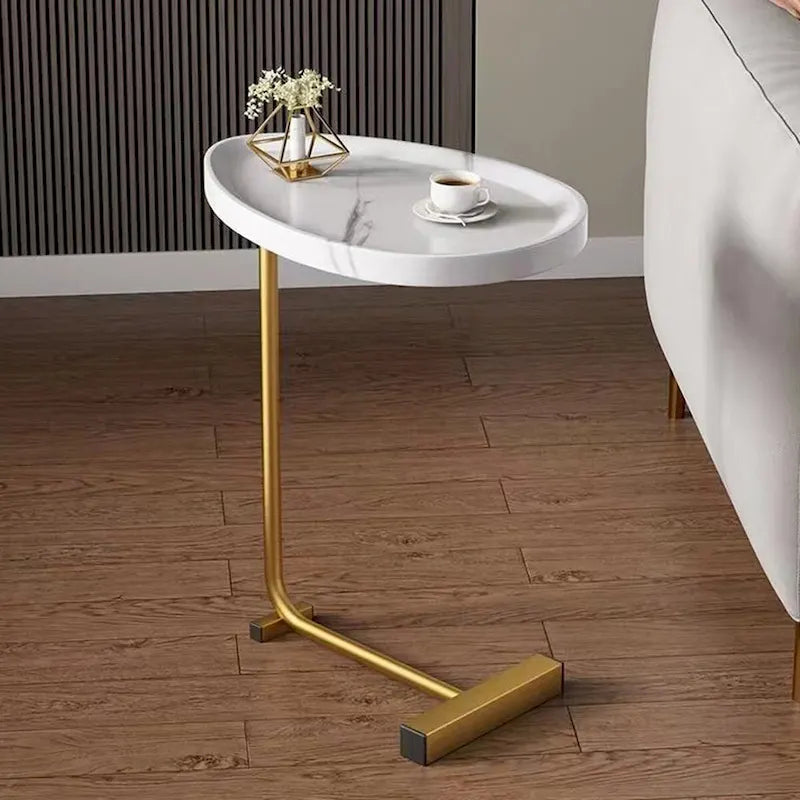 Table d'appoint en C, lot de 2, table basse, petite table de canapé