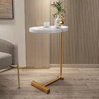 Table d'appoint en C, lot de 2, table basse, petite table de canapé