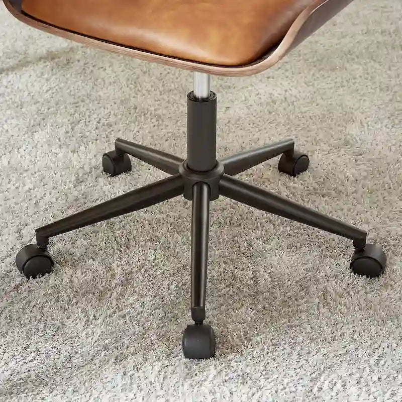 Chaise de bureau réglable à roulettes