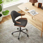 Chaise de bureau réglable à roulettes