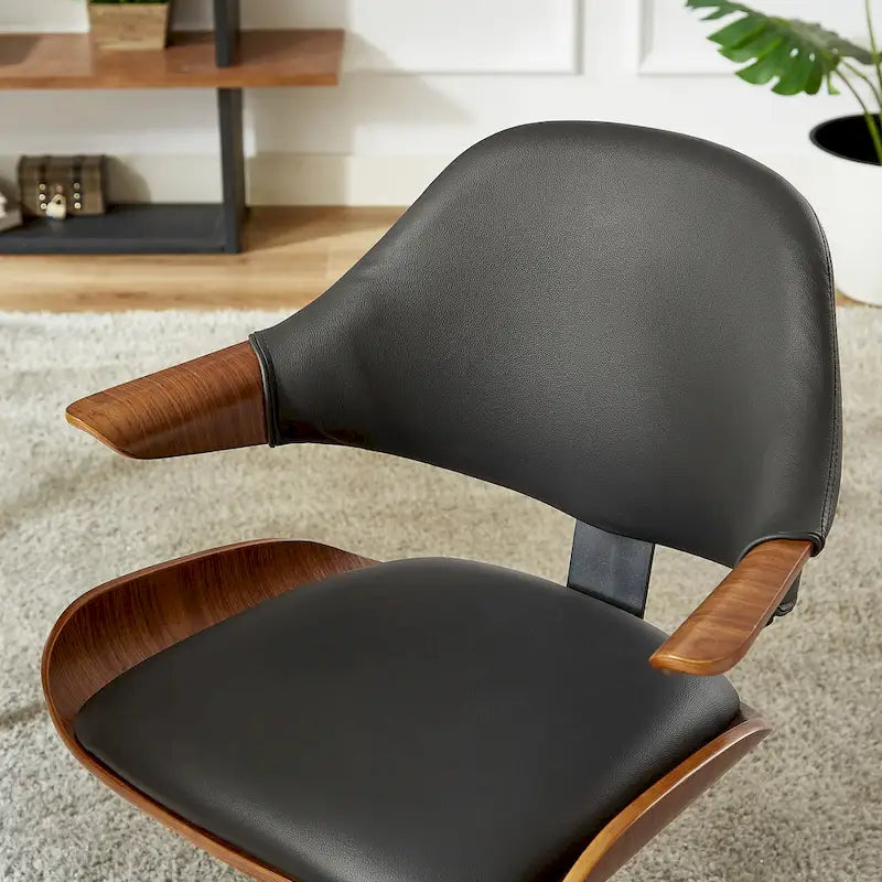 Chaise de bureau réglable à roulettes