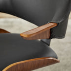 Chaise de bureau réglable à roulettes