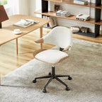 Chaise de bureau réglable à roulettes
