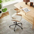 Chaise de bureau réglable à roulettes