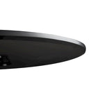 Table à manger ronde Table de cuisine moderne de 80 cm, design tulipe avec pied, table décontractée médiévale pour 2 à 4 personnes