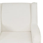 Fauteuil d'appoint pivotant et berçant en Sherpa blanc ou en Velours marron